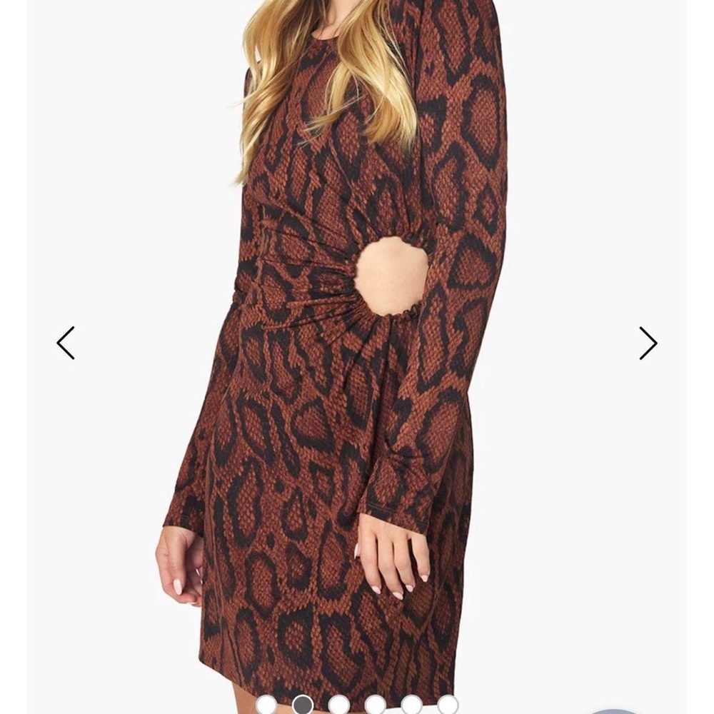 Snakeskin dress